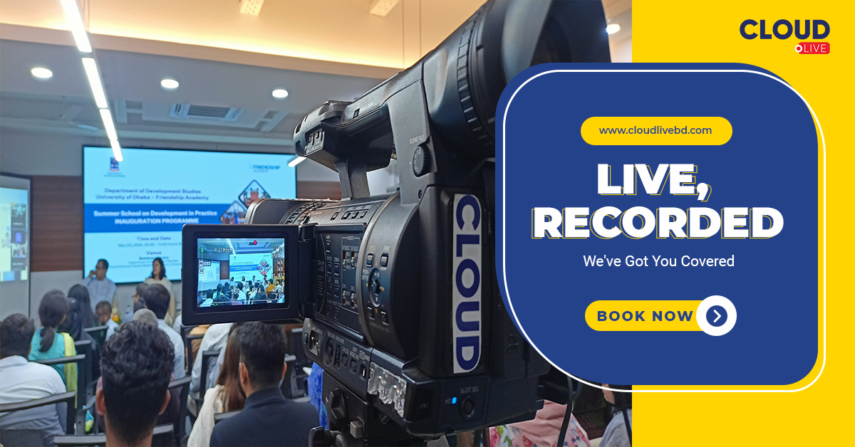 CloudLiveBD's tweet image. Live, Recorded We've Got You Covered
For Any Kind of Production, All Event Solution, Facebook/YouTube Live Stream &amp;amp; Sports Production Please Contact : 01915-888220
#Cloud #cloudlivebd #corporate #corporateevents #livebroadcast #DhakaClub #live #brac #BRAC #friendship