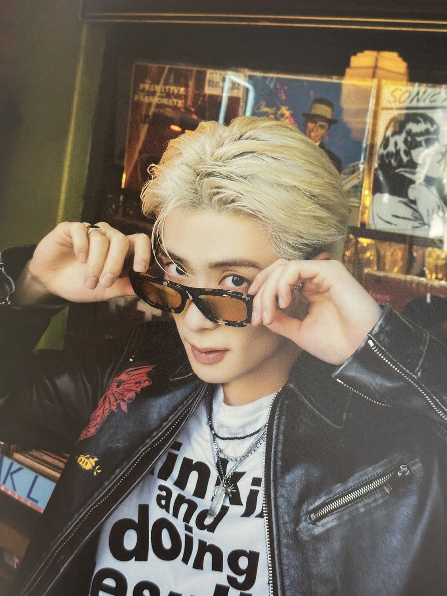 yunojelly's tweet image. i just love this look on him sm 😭