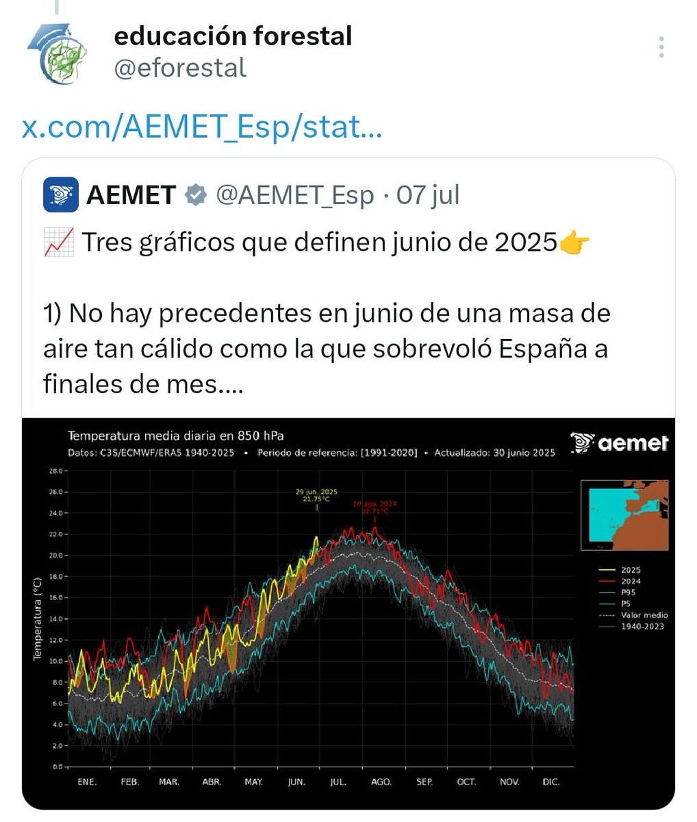<a href="/UGTForestaisGZ/">UGTForestaisGalicia</a> <a href="/GobiernoEs/">Gobierno de España</a> <a href="/lavozdegalicia/">La Voz de Galicia</a> <a href="/SerGalicia/">Cadena SER Galicia</a> <a href="/AAMMdeCCOOGZ/">Axentes MM de CCOO</a> <a href="/Anxeles_Vazquez/">Ánxeles Vázquez</a> <a href="/APRAFOGA/">Aprafoga</a> <a href="/BBFFugtGALICIA/">UGTbomberosforestalesGalicia</a> <a href="/BrifLaza/">Diario de un Bombero</a> <a href="/Gconfidencial/">Galicia Confidencial</a> <a href="/idealgallego/">El Ideal Gallego</a> <a href="/NosDiario/">Nós Diario</a> <a href="/obloque/">BNG - Bloque Nacionalista Galego</a> <a href="/UGT_Comunica/">UGT</a> <a href="/UGTForestales/">UGT-FORESTALES</a> <a href="/anaponton/">Ana Pontón</a> <a href="/jrgomezbesteiro/">Gómez Besteiro</a> <a href="/MAmbienteXunta/">Medio Ambiente e Cambio Climático</a> <a href="/incendios085/">incendios 085</a> <a href="/ELPAISGalicia/">EL PAÍS Galicia</a> <a href="/EPGalicia/">Europa Press Galicia</a> <a href="/RTVEGalicia/">RTVEGalicia</a> <a href="/GaliciaeXornal/">Galiciaé</a> <a href="/galiciapress/">Galiciapress</a> <a href="/sextaNoticias/">laSexta Noticias</a> <a href="/LaRegion/">La Región</a> <a href="/elprogreso_Lugo/">El Progreso de Lugo</a> <a href="/noticias_cuatro/">Noticias Cuatro</a> <a href="/CopeGalicia/">COPE Galicia</a> <a href="/Radio_Voz/">RadioVoz</a> <a href="/DelGobGalicia/">Delegación do Goberno en Galicia</a> <a href="/aquilatierratve/">Aquí la Tierra</a> <a href="/UGT_CAF_MADRID/">Ag.Forestales Madrid</a> <a href="/DacostaRCarmen/">Carmen Rodríguez Dacosta</a> <a href="/belen_do_campo/">Belen do Campo</a> <a href="/AlfonsoRuedaGal/">Alfonso Rueda</a> <a href="/ppdegalicia/">PP de Galicia</a> <a href="/La1_tve/">La 1</a> <a href="/Cadena_Dial/">Cadena Dial España</a> <a href="/cadenaser/">cadena ser</a> <a href="/El_Batefuegos/">El Batefuegos 🔥</a> <a href="/PSdeG/">PSdeG</a> Que fixo <a href="/Xunta/">Xunta de Galicia</a> tras as vagas de 🔥 2017  e 2022 .
Fixose Unha xestión do territorio pa crear discontinuidad?, si realizando Unha plantación masiva de eucalipto en toda Galicia.
Cumplíu as 30 medidas anunciadas por <a href="/NunezFeijoo/">Alberto Núñez Feijóo</a>? Non
 #Galicia non está preparada levamos anos ⚠️.