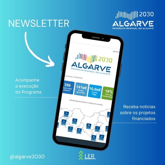 CCDR ALGARVE, I.P. (@ccdr_algarve) on Twitter photo 𝗡𝗲𝘄𝘀𝗹𝗲𝘁𝘁𝗲𝗿 𝗱𝗲 𝗷𝘂𝗹𝗵𝗼 𝗱𝗼 𝗣𝗿𝗼𝗴𝗿𝗮𝗺𝗮 𝗥𝗲𝗴𝗶𝗼𝗻𝗮𝗹 𝗔𝗟𝗚𝗔𝗥𝗩𝗘 𝟮𝟬𝟯𝟬
Disponível AQUI: mailchi.mp/cea311fd8ed6/n…
Subscreva AQUI: ccdr-alg.us18.list-manage.com/subscribe?u=12…
#AlgarveFazBem #CCDRALGARVE <a href="/_joseapolinario/">José Apolinário</a>
#FundosEuropeus #ALGARVE2030 <a href="/EUinmyRegion/">EUinmyRegion🇪🇺</a> 𝗡𝗲𝘄𝘀𝗹𝗲𝘁𝘁𝗲𝗿 𝗱𝗲 𝗷𝘂𝗹𝗵𝗼 𝗱𝗼 𝗣𝗿𝗼𝗴𝗿𝗮𝗺𝗮 𝗥𝗲𝗴𝗶𝗼𝗻𝗮𝗹 𝗔𝗟𝗚𝗔𝗥𝗩𝗘 𝟮𝟬𝟯𝟬
Disponível AQUI: mailchi.mp/cea311fd8ed6/n…
Subscreva AQUI: ccdr-alg.us18.list-manage.com/subscribe?u=12…
#AlgarveFazBem #CCDRALGARVE <a href="/_joseapolinario/">José Apolinário</a>
#FundosEuropeus #ALGARVE2030 <a href="/EUinmyRegion/">EUinmyRegion🇪🇺</a>
