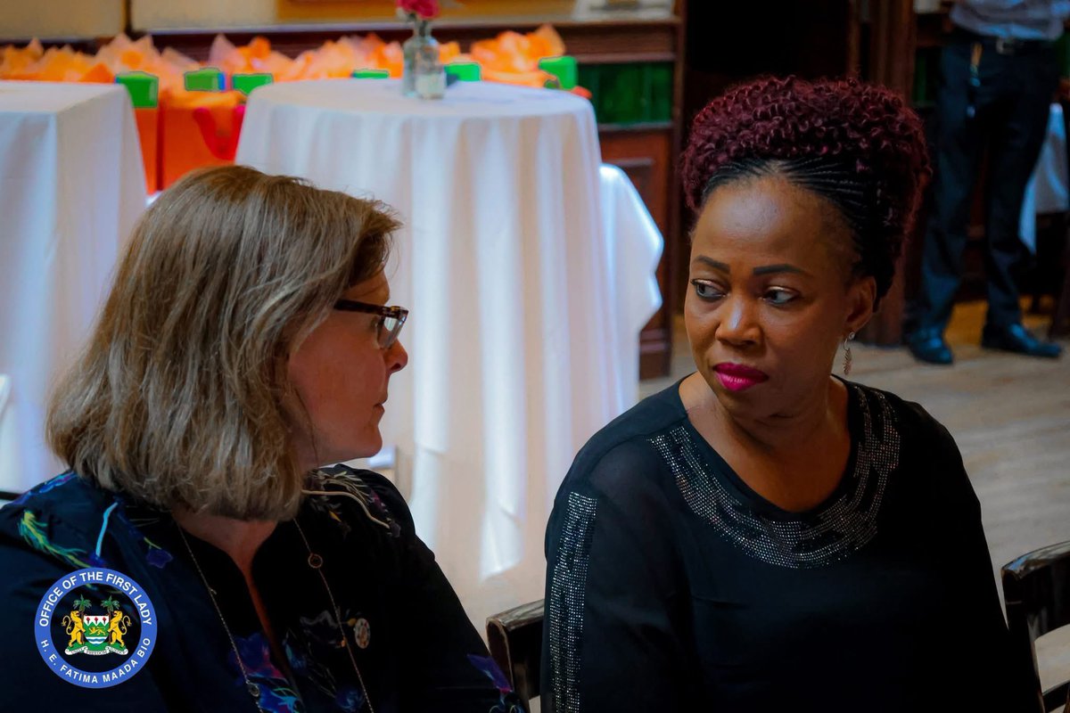 I had the honour of joining my beautiful sisters at a High-Level Dinner hosted by Madam Sarah Brown, Chair of Theirworld, and Dr. Cora Neumann, Founder of the Global First Ladies Alliance, on the sidelines of the Global First Partners Academy.

It was an evening filled with