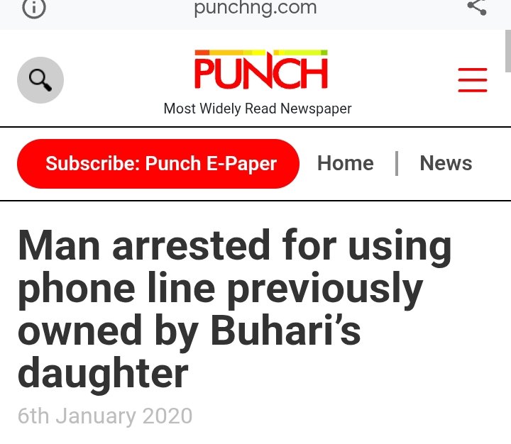 Who remembers when a man was arrested simply because he bought a SIM card that used to belong to Buhari’s daughter? He paid for it. The number was recycled. Power is indeed transient. 🤔