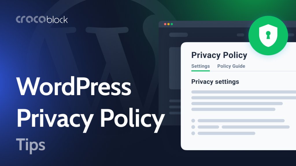 Crocoblock - JetPlugins for WordPress (@mrcrocoblock) on Twitter photo π Privacy Policy & your WordPress site: do you really need one in 2025?
Short answer: YES β if you're collecting emails, IPs, or running analytics.
Great guide by <a href="/termageddon/">Termageddon</a> on how to stay compliant (without hiring a lawyer):
πout.crocoblock.com/44FWiC4
#WordPress π Privacy Policy & your WordPress site: do you really need one in 2025?
Short answer: YES β if you're collecting emails, IPs, or running analytics.
Great guide by <a href="/termageddon/">Termageddon</a> on how to stay compliant (without hiring a lawyer):
πout.crocoblock.com/44FWiC4
#WordPress