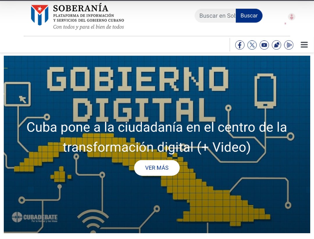 Wilfre_GV's tweet photo. Quiero agradecer a todos los que de forma constructiva han compartido sus opiniones sobre la puesta en funcionamiento de la nueva plataforma de gobierno digital de #Cuba denominada Soberanía, seguimos en etapa de evaluación, gracias por acompañarnos! https://t.co/tFGVmj8dKP