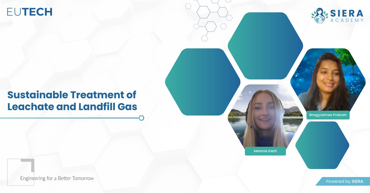 Outdated leachate &amp; gas systems risk EU non-compliance. The latest #SIERA webinar reveals how digital tools &amp; smart engineering offer a path forward.

 📖Blog: eutech.org/sustainable-tr…

#SIERA #LandfillGas #Leachate #SustainSuite #EngineeringForABetterTomorrow