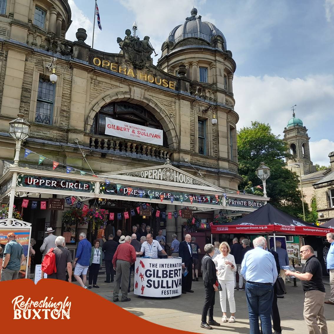 Here we go again! The G&amp;S Festival starts today! 🥳

See a rundown of what’s on ➡️
visitbuxton.co.uk/gilbert-and-su…

#WhatsOnBuxton #GSFestival #BuxtonFestival #Buxton2025 #Buxton #HighPeak #PeakDistrict #Derbyshire #SK17 #GilbertandSullivan #GandS #festival #opera #musicals