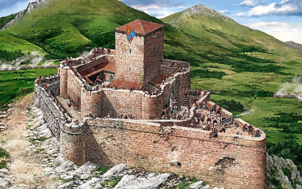 DorreaOlaso's tweet image. Gaurko egunez 1522 urtean hasi zuten gaztelar indar armatuek Amaiur gazteluaren setioa.