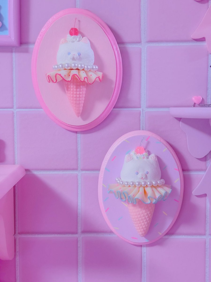 新しいアイスクリーム猫ちゃん🐱🍦
カラースプレーかわいい💗