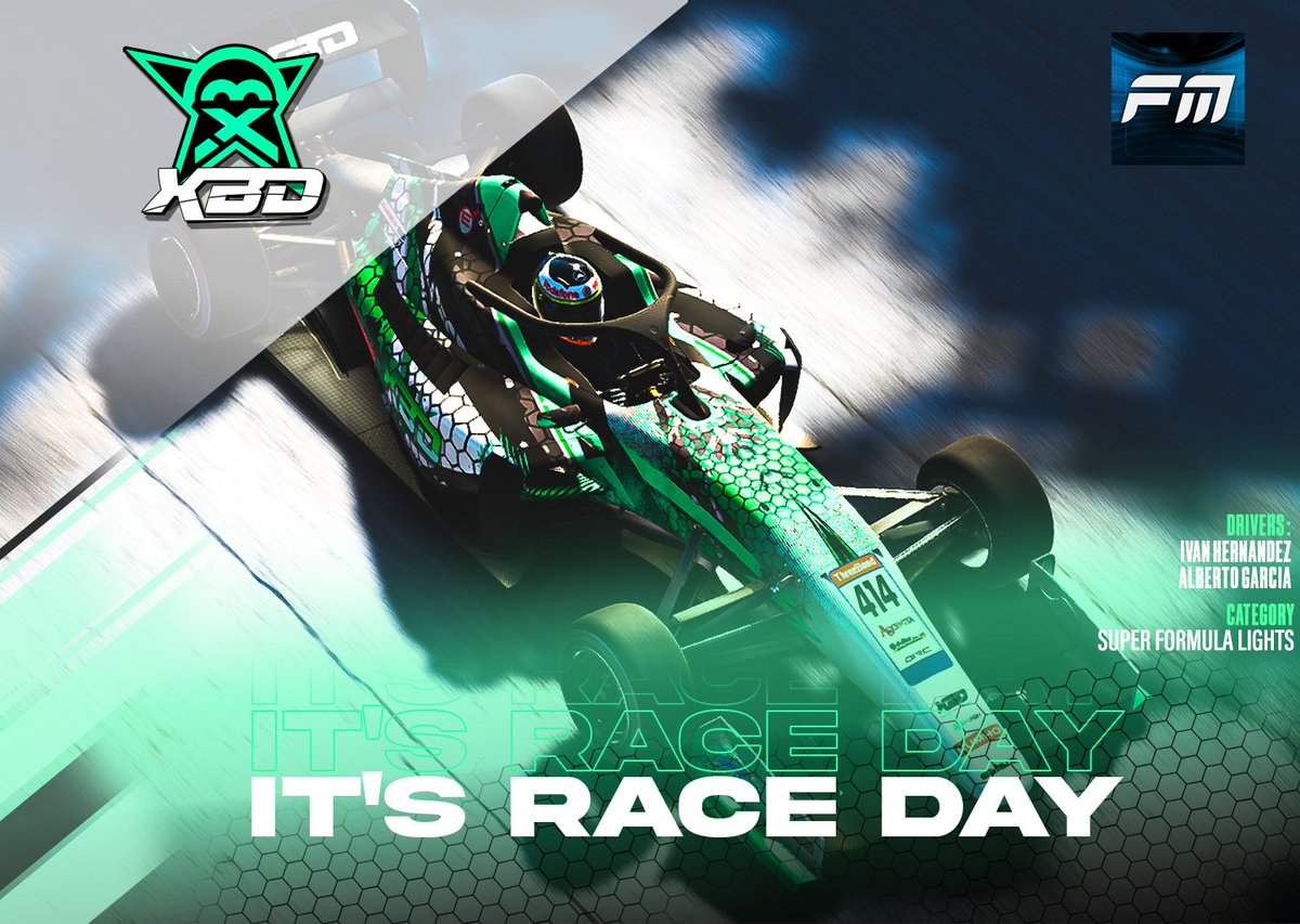 XBD RACING MOTORSPORT (@xbdracing) on Twitter photo Debutamos en <a href="/FormulaMosca/">Fórmula Mosca</a>, arrancamos un nuevo campeonato 🤟
Desde Barcelona con los SFL tendremos a dos de nuestros chicos 👇
👤 <a href="/alberto_g85/">Alberto García</a>
👤 <a href="/hyperz_7/">Iván Hernandez</a>
📽️ twitch.tv/formulamosca
⏰ 22:00Hrs
Podrás seguir nuestra carrera en el canal de Alberto 👇
twitch.tv/agarciasr Debutamos en <a href="/FormulaMosca/">Fórmula Mosca</a>, arrancamos un nuevo campeonato 🤟
Desde Barcelona con los SFL tendremos a dos de nuestros chicos 👇
👤 <a href="/alberto_g85/">Alberto García</a>
👤 <a href="/hyperz_7/">Iván Hernandez</a>
📽️ twitch.tv/formulamosca
⏰ 22:00Hrs
Podrás seguir nuestra carrera en el canal de Alberto 👇
twitch.tv/agarciasr