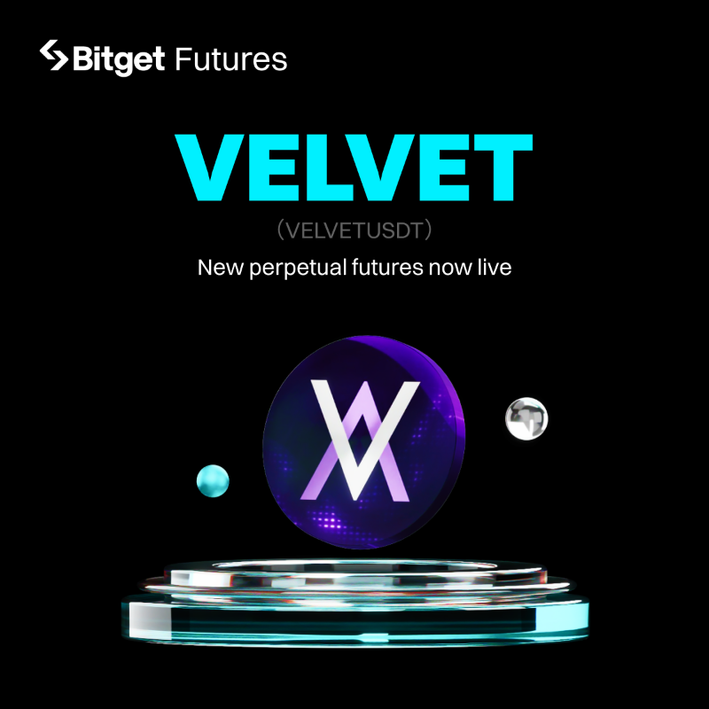 bitget's tweet photo. $VELVET @Velvet_Capital USDT Futures is now live on #Bitget, with up to 50x leverage and trading bots support.

🚀 Start trading now: https://t.co/teAyCwuVyQ