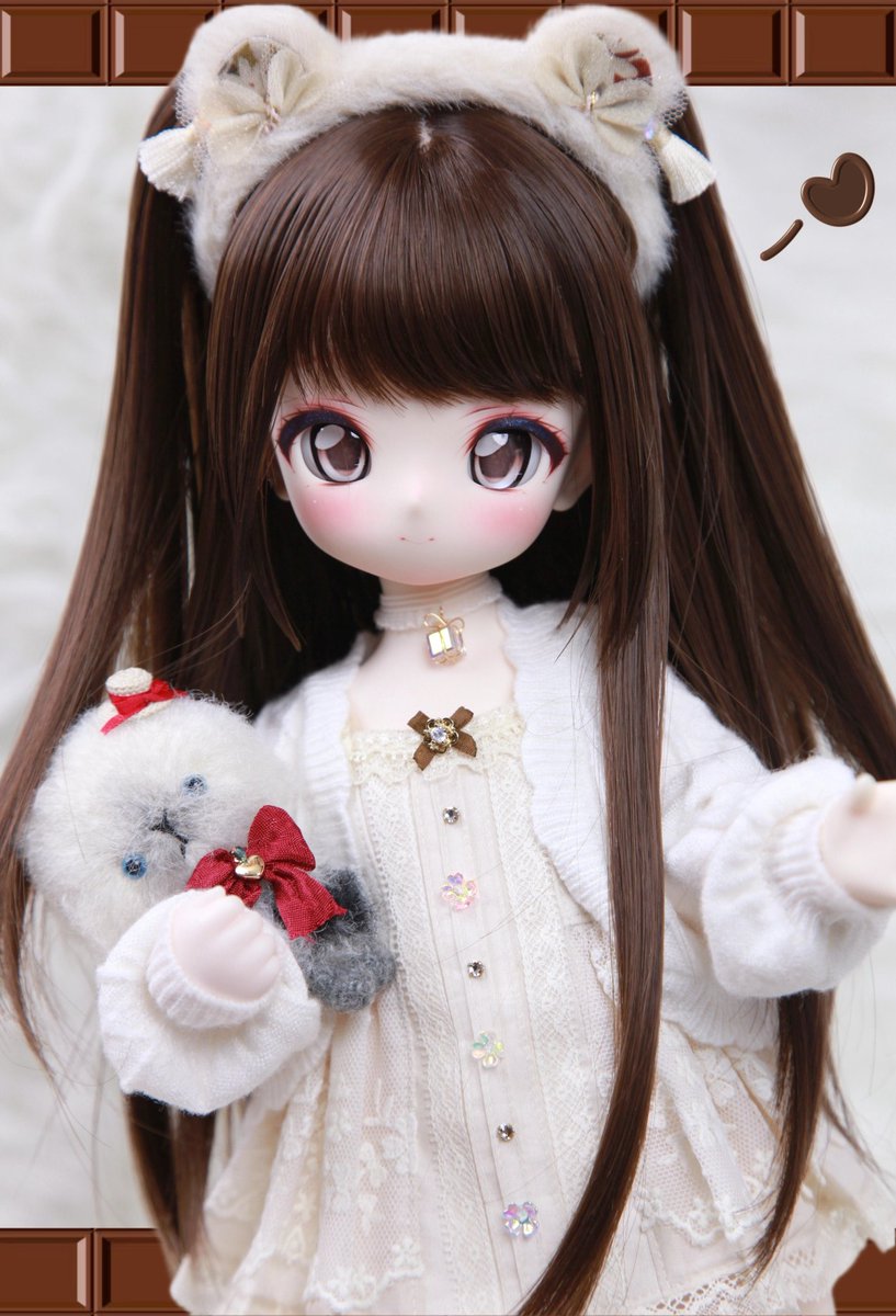 🍫Soufflé☁

#れにゃっ子 
#れにゃっこぬい 
#KUMAKOちゃん 
 #PUYOODOLL