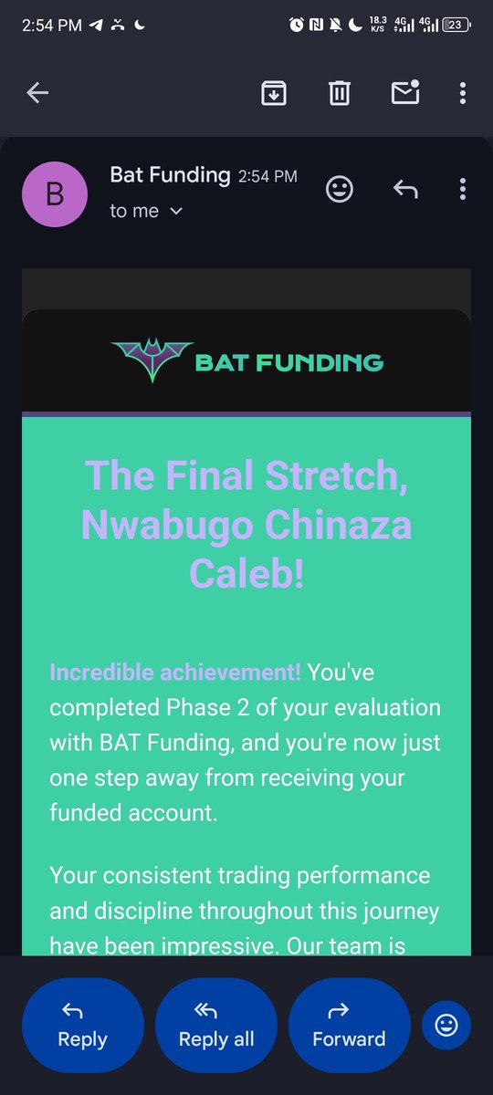 nwabugo chinaza caleb (@nwabugo001) on Twitter photo Hello <a href="/BatFunding/">BAT Funding</a> it's been days since I passed my 50k challenge account and you haven't gotten back to Me yet I tried texting on discord yet no one is responding??
What am I to do??
<a href="/BatFunding/">BAT Funding</a>
Guys please help me tag <a href="/BatFunding/">BAT Funding</a> Hello <a href="/BatFunding/">BAT Funding</a> it's been days since I passed my 50k challenge account and you haven't gotten back to Me yet I tried texting on discord yet no one is responding??
What am I to do??
<a href="/BatFunding/">BAT Funding</a>
Guys please help me tag <a href="/BatFunding/">BAT Funding</a>