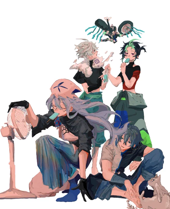 空調壊れた #オリ絵ンス #dytica #MECHATU_A