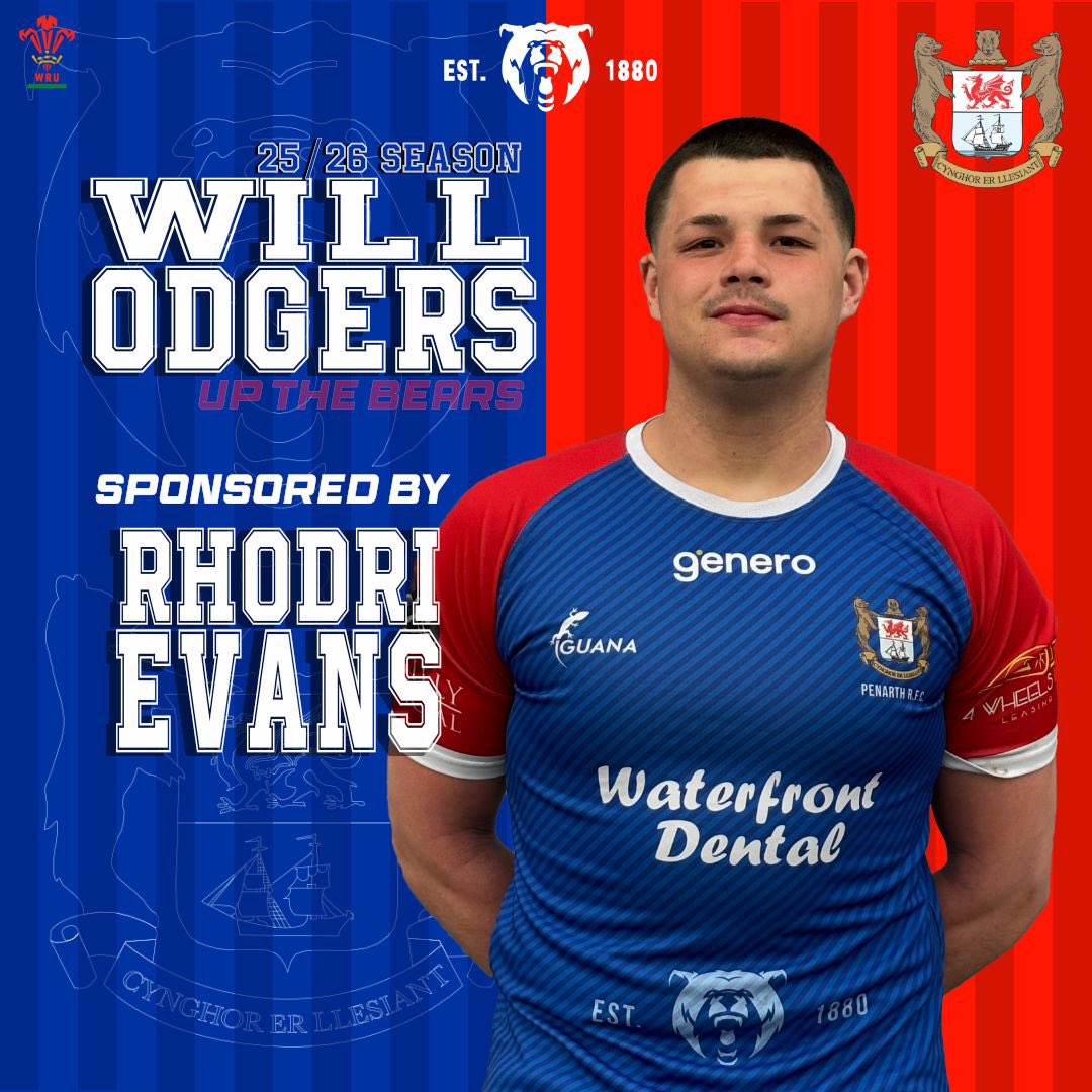 Big thanks to Rhodri Evans for his sponsorship of last season’s Most Promising Player Will Odgers for the 25/26 Season. 

Any company or person can sponsor a player for the season just reach out and get in touch 

#upthebears 🐻