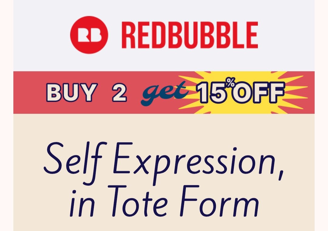 Buy 2, Get 15% Off Totes &amp; Pouches

TizianaDF.redbubble.com