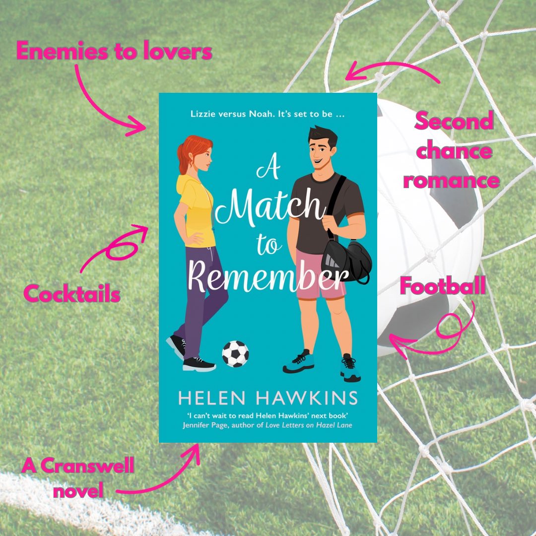 Helen Hawkins Romance Author (@helenwritesit) on Twitter photo Fancy a summery, sporty read while the football’s on? Look no further than A Match to Remember!
💕Enemies to lovers/Second chance romance
💋Kissing only
⚽️Football/soccer
🍸Cocktails
🏡Small Cotswold town setting
amazon.co.uk/Match-Remember…
#TuesNews <a href="/RNAtweets/">Romantic Novelists' Association</a> Fancy a summery, sporty read while the football’s on? Look no further than A Match to Remember!
💕Enemies to lovers/Second chance romance
💋Kissing only
⚽️Football/soccer
🍸Cocktails
🏡Small Cotswold town setting
amazon.co.uk/Match-Remember…
#TuesNews <a href="/RNAtweets/">Romantic Novelists' Association</a>