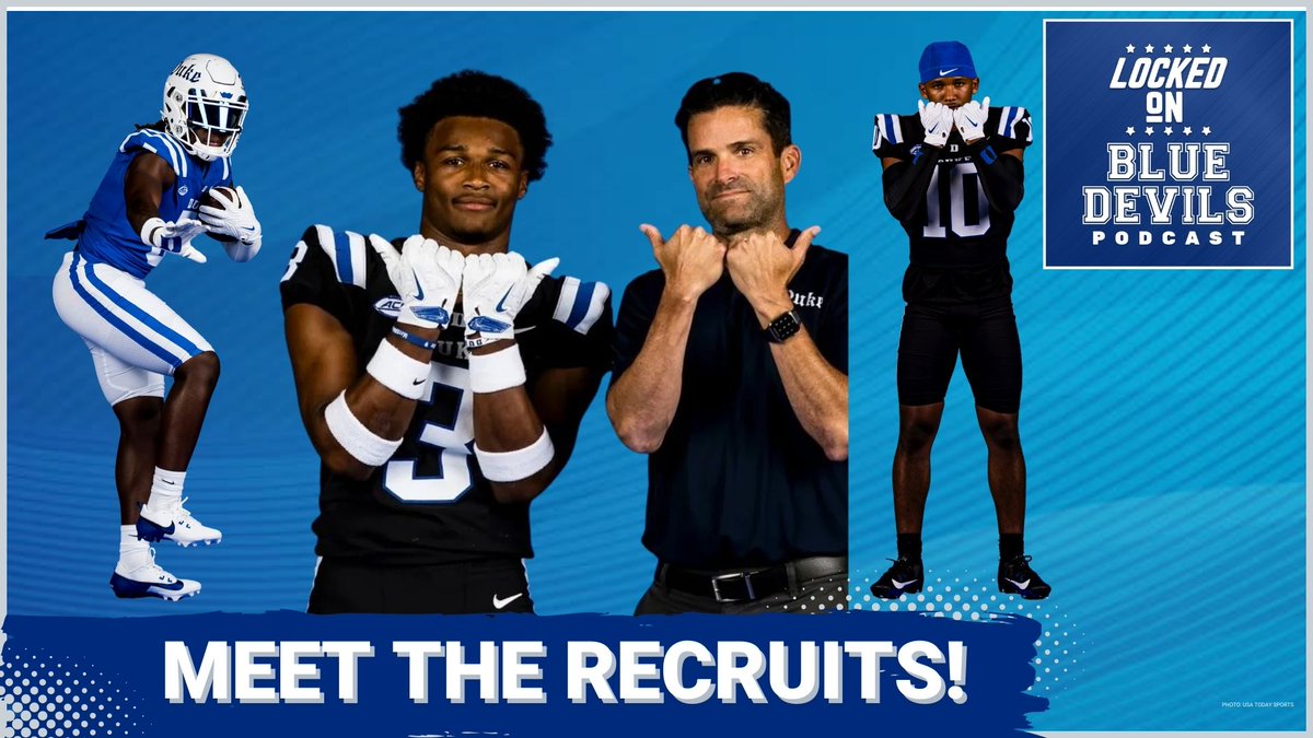 Locked On Blue Devils (@lo_bluedevils) on Twitter photo WEDNESDAY Locked On Blue Devils
<a href="/_JJ_Jackson_/">JJ Jackson</a> chats with some of the newest commits for <a href="/DukeFOOTBALL/">Duke Football</a> as Manny Diaz builds a strong Class of 2026. Enjoy! #Duke
<a href="/LockedOnNetwork/">Locked On Podcast Network</a> | <a href="/LockedOnACC/">Locked On ACC</a> WEDNESDAY Locked On Blue Devils
<a href="/_JJ_Jackson_/">JJ Jackson</a> chats with some of the newest commits for <a href="/DukeFOOTBALL/">Duke Football</a> as Manny Diaz builds a strong Class of 2026. Enjoy! #Duke
<a href="/LockedOnNetwork/">Locked On Podcast Network</a> | <a href="/LockedOnACC/">Locked On ACC</a>