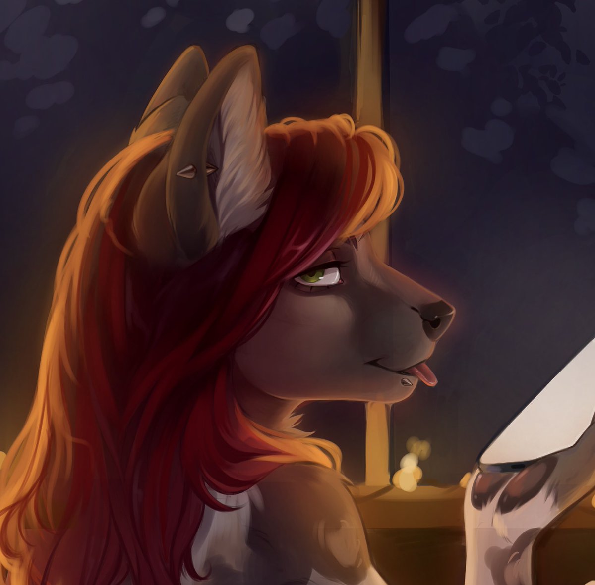 Nsfw hyena ~ 

#horny #furryartist #furryart #digitalart #art