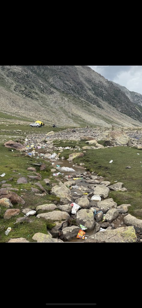 SahilMagray9's tweet photo. @DCKishtwar  Margan Top a place of silence, snow, and sacred beauty is slowly being buried under plastic. It’s not just garbage, it’s a wound on our mountains.Please act now. Declare it a polythene-free zone before it’s too late. Let’s protect what’s still pure. #SaveMarganTop https://t.co/5G0OyHrdBl