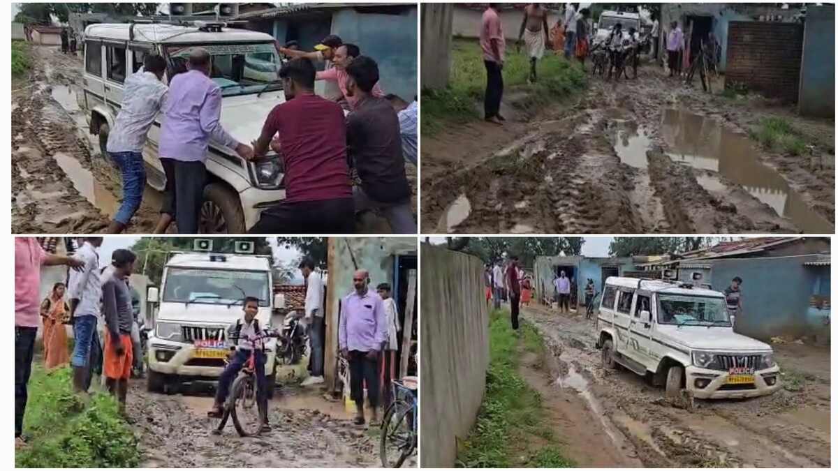 Newsmplive_25's tweet photo. ये है उर्जाधानी सिंगरौली की डगर: पग-पग पर गड्ढे, गड्ढों में पानी, इस कीचड़ से लबालब रोड की यही कहानी 
#Trending
#singrauli
#HindiNews https://t.co/luQomqNcKe https://t.co/x4Zro809wi