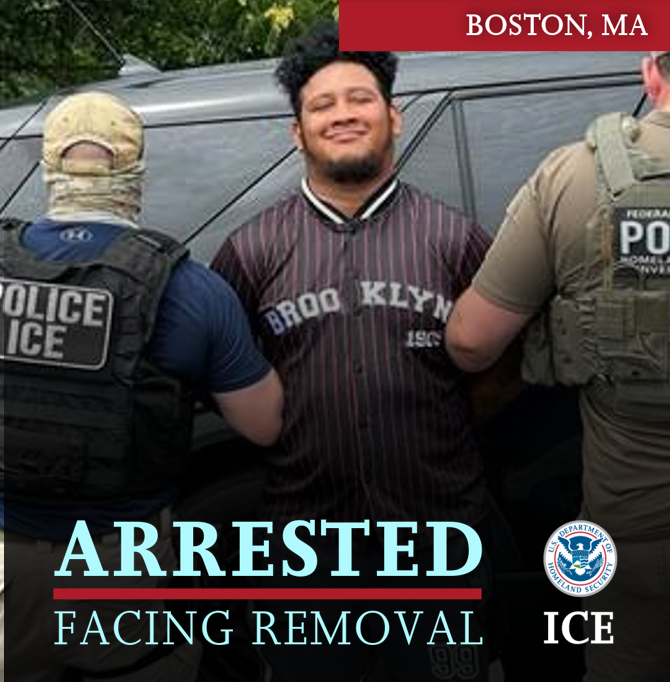 EROBoston's tweet image. ICE @EROBoston arrested Ivan Rene Mendoza-Meza, an illegal Honduran alien and self-admitted MS-13 member, in Providence, RI. His criminal history includes 3 charges for fentanyl trafficking. RI's 6th District Court ignored an ICE detainer and released him back into the community.