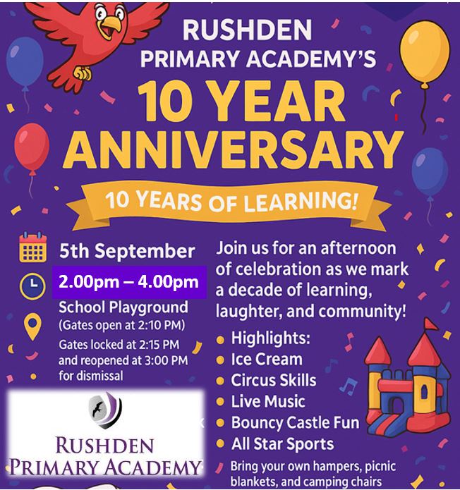 Come and join in our 10 year celebrations!