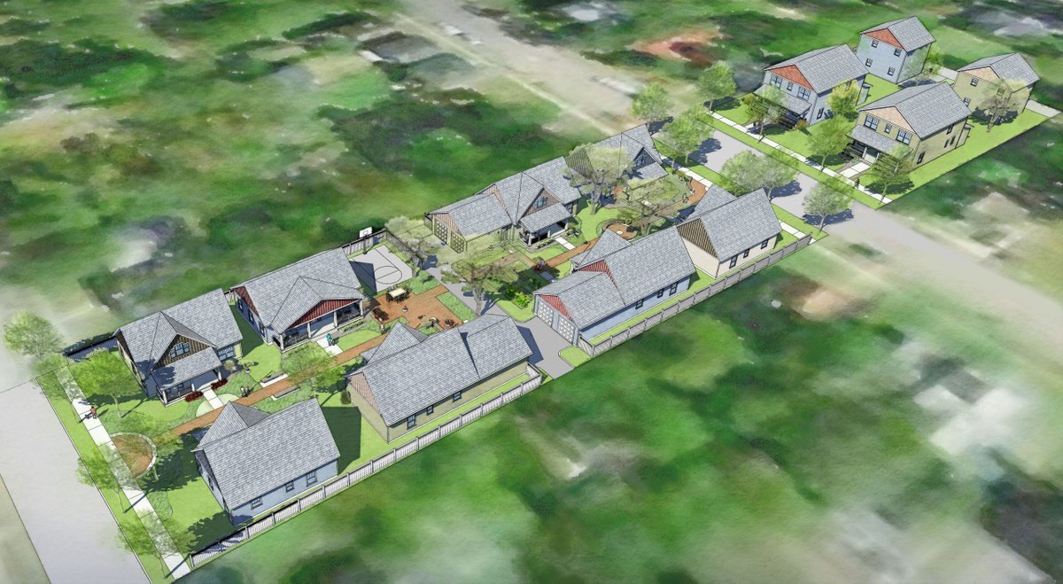 aaron_lubeck's tweet image. Mid-block infill pocket neighborhood.
Oasis, #South Bend, IN,

#urban #infill #housing