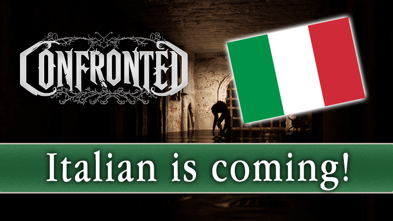 Confrontedgame's tweet image. 🇮🇹⚠️New Language Announcement⚠️🇮🇹
Italian will be available in the next patch, coming August! Tell all your Italian friends about it!🤌
Wishlist here 👉shorturl.at/TW5f5
#italian #indiegame