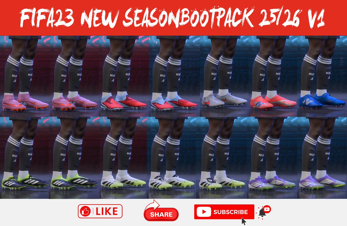 RenoModsKe's tweet image. 🎮🔥 FIFA 23 Mod Drop!
The latest Bootpack, Gloves, &amp;amp; Ball Mod is NOW LIVE!
✅ Real player boots
🧤 New goalkeeper gloves
⚽ Official match balls
📥 Download now &amp;amp; level up your game!

👉 Link in bio / description
#FIFA23 #FIFA23Mods #Bootpack #GloveMod #BallMod #FIFA23PC #FIFA