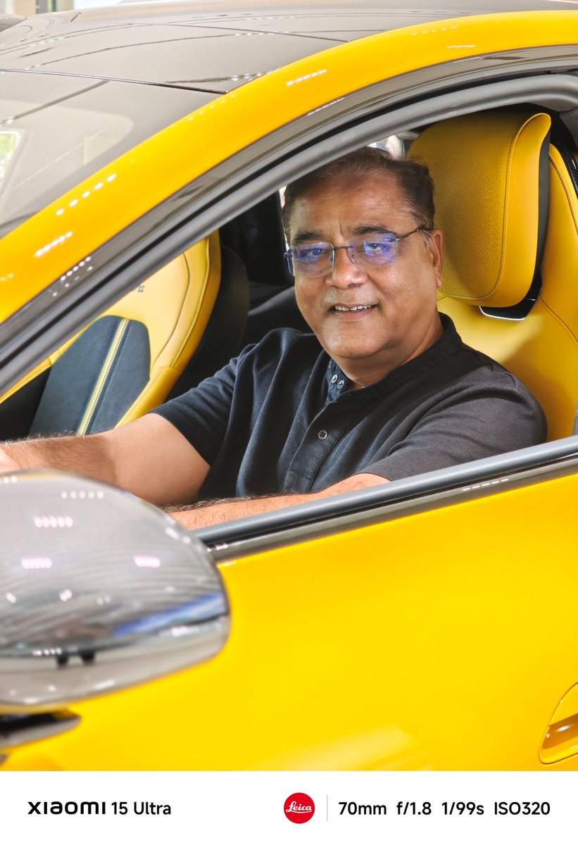 mathursudhin's tweet image. Seeing the #XiaomiSU7Ultra as well for the first time. Probably the ultimate EV you can buy anywhere in the world currently. Yellow is also a rare sight on the streets and will definitely stand out. Loved the matching interiors and stitching. What do you think?