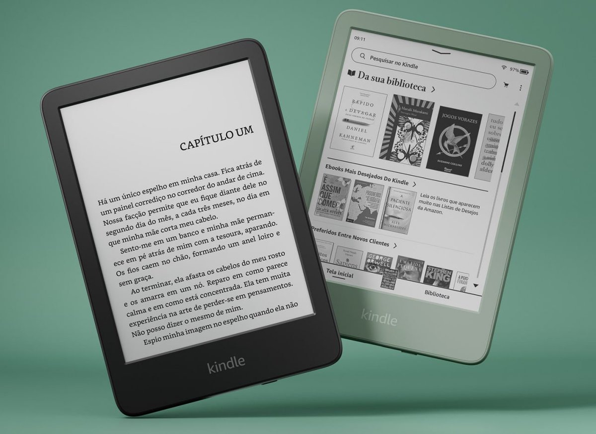 🔥 Hora de aproveitar os cupons! Um disponível é o AMAZON50APP (de R$50 off na primeira compra no app), o primeiro ficaria R$381,10 no pix!

🚨 Se sair cupom sem ser primeira compra eu aviso depois!

📚 Kindle 16 GB (Última geração) (Preto)
💷 R$479
💷 R$431,10 no pix/boleto!
🛒