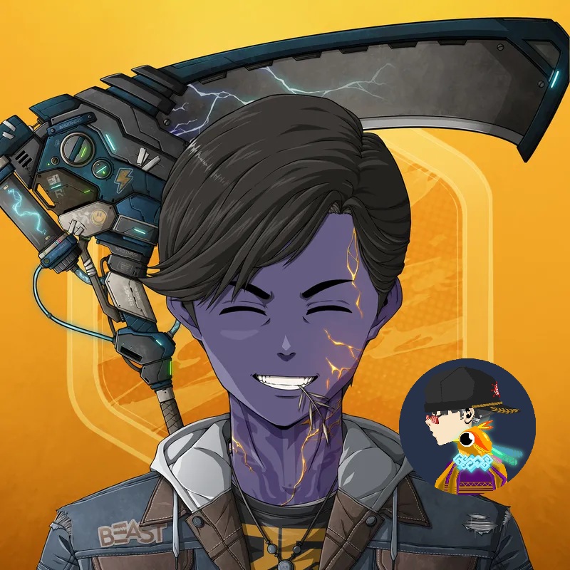 vynchi_'s tweet image. Got 1 of the only 6 Void race with Thunder Scythe!
#NEWPFP Lets go!
@AwakenHunterNFT
@KushoWrld