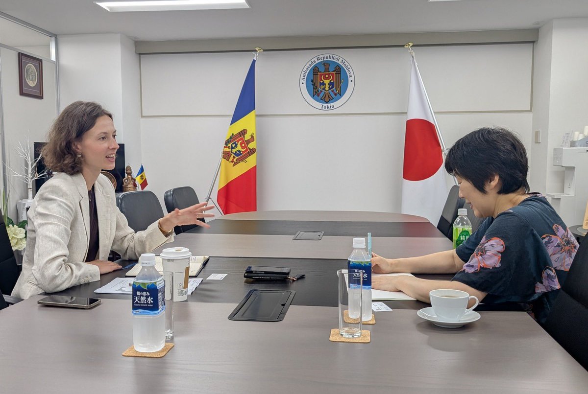 🇲🇩🇯🇵 本日、モルドバ投資庁のナタリア・ベジャン長官が東京で国会議員やJETRO、パナソニック関係者と面会。投資・経済連携強化や日本企業向けビジネスフォーラム開催について協議。日経新聞の取材も受けました。