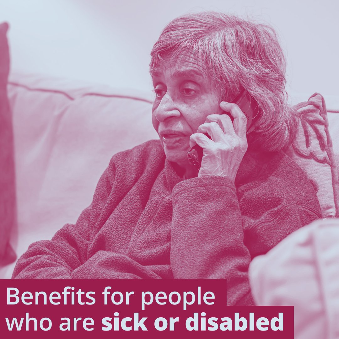 You might be able to claim benefits if you can’t work because you’re sick or disabled.

It’s important to check what you might be entitled to.

Here’s what you need to know ⤵️