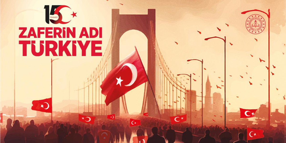 Millî Eğitim Bakanlığı (@tcmeb) on Twitter photo “Zaferin Adı Türkiye Dergisi” Yayımlandı
Basın ve Halkla İlişkiler Müşavirliğince 15 Temmuz darbe girişiminin 9. yılında, milletin direnişi ve demokrasiyi savunma mücadelesini anlatmak amacıyla hazırlanan dergide;
📌 Millî Eğitim Bakanı <a href="/Yusuf__Tekin/">Yusuf Tekin</a>’in ön sözüyle hafızalar “Zaferin Adı Türkiye Dergisi” Yayımlandı
Basın ve Halkla İlişkiler Müşavirliğince 15 Temmuz darbe girişiminin 9. yılında, milletin direnişi ve demokrasiyi savunma mücadelesini anlatmak amacıyla hazırlanan dergide;
📌 Millî Eğitim Bakanı <a href="/Yusuf__Tekin/">Yusuf Tekin</a>’in ön sözüyle hafızalar