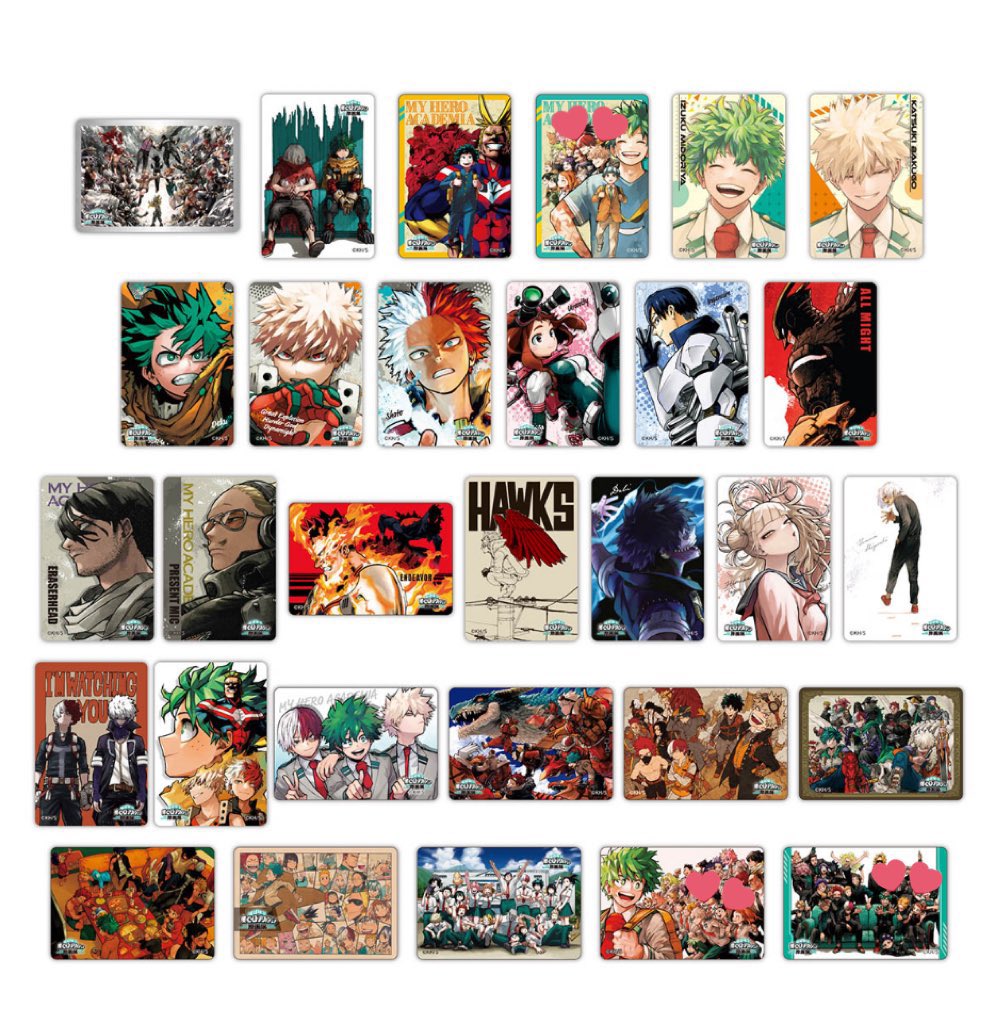 ヒロアカ 原画展 マグネット ステッカー コレクション  交換

譲：画像1枚目

求：画像2枚目　💕

都内手渡しor郵送

検索からもお気軽にお声がけください