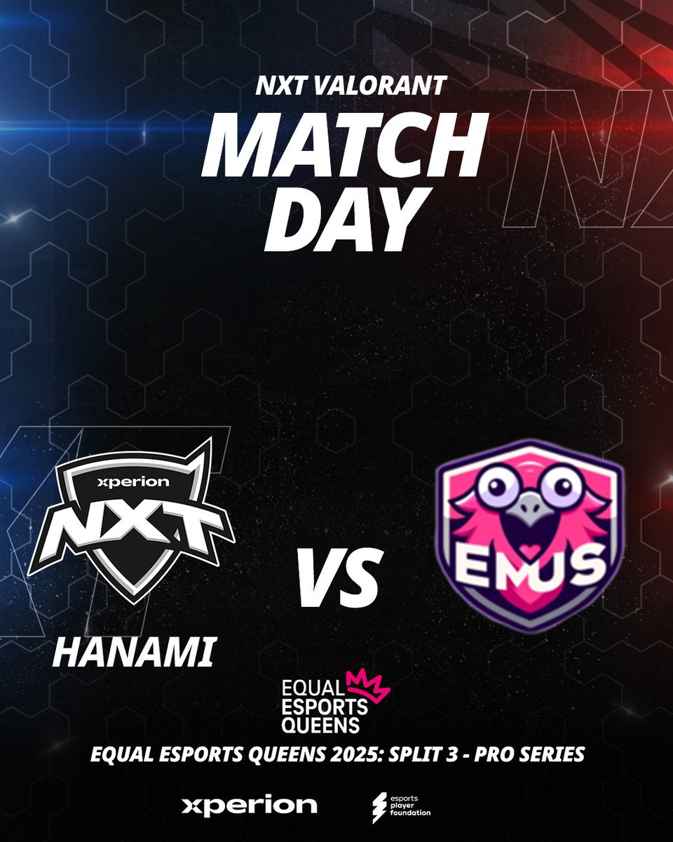 Zeit, den Emus zu zeigen, wie man fliegt 🔥

Unser  Valorant Team "Hanami" hebt heute ab 🕊️

🕘 21:00 Uhr (Running schedule)
🆚 <a href="/Emus_Vlr/">EMUS</a> 
📺 twitch.tv/julliiixd Watchparty 🫶