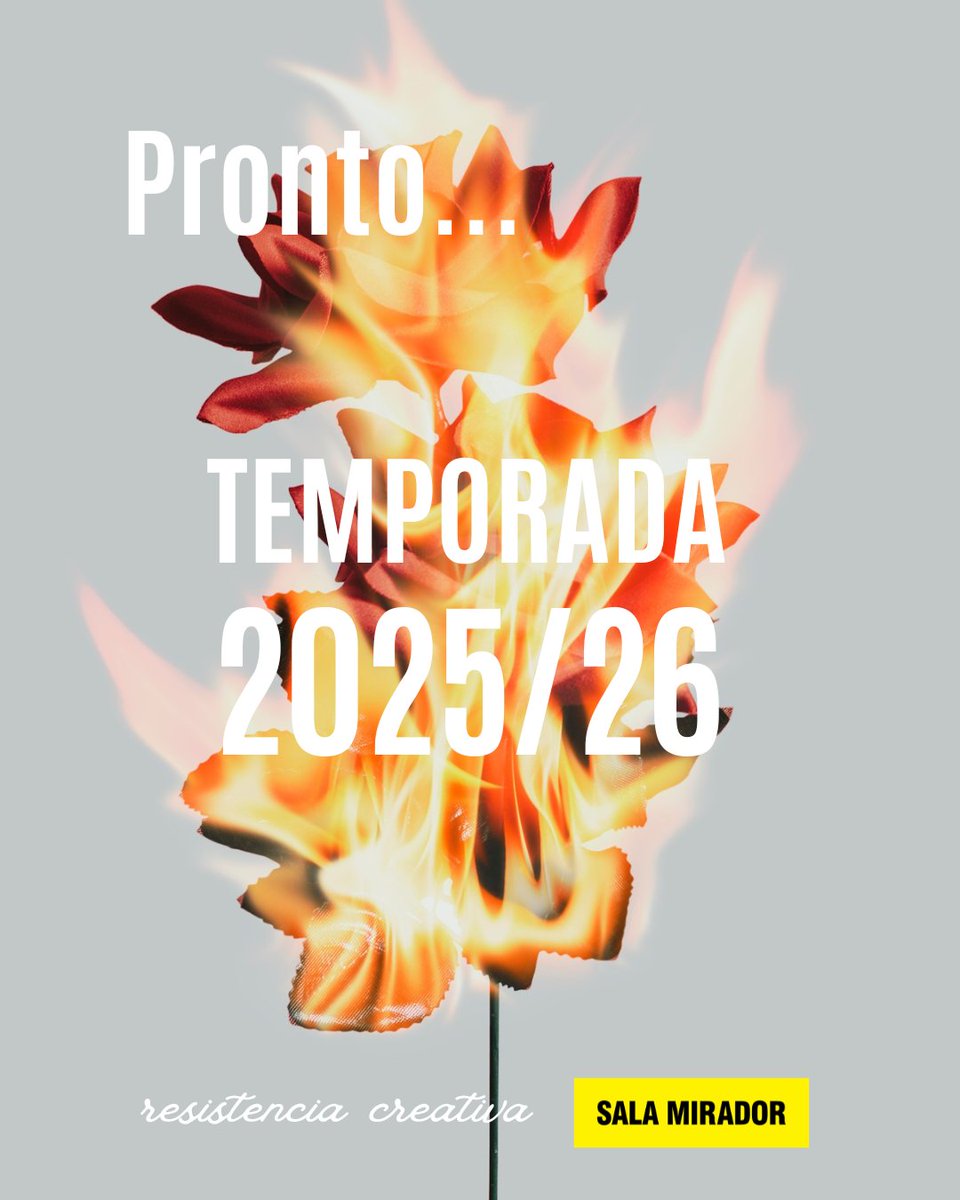 Pronto...
...adelanto de la progarmación 2025-26!!!!