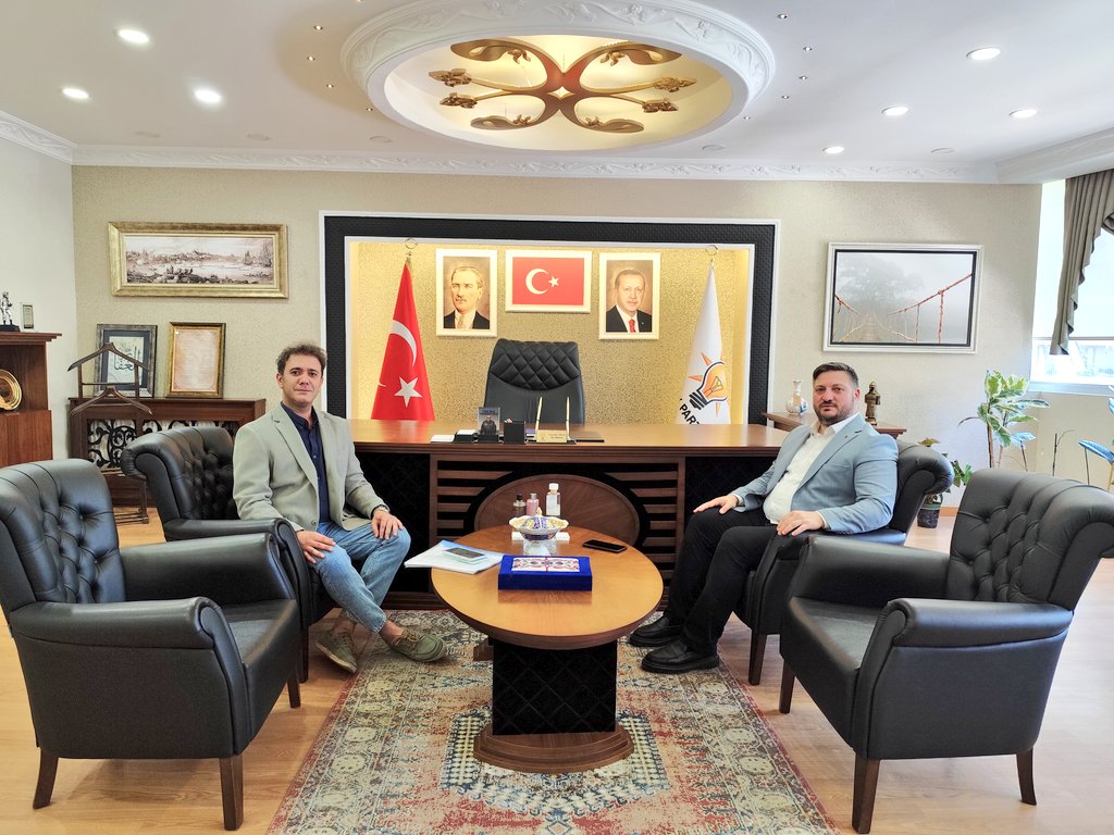Feyzullah Torlak فيظ الله تورلاك (@feyzullahtorlak) on Twitter photo Anadolu Cumhuriyet Başsavcılığı Adli Destek ve Mağdur Hizmetleri Müdürü Eren Dedekli'yi ilçe başkanlığımızda misafir ettik.
Ziyaretleri için teşekkür ederim.
<a href="/abdullahozdemir/">Abdullah Özdemir</a>
<a href="/UgurUyhan/">Uğur Uyhan</a>
<a href="/ak_sancaktepe/">AK Parti Sancaktepe</a> Anadolu Cumhuriyet Başsavcılığı Adli Destek ve Mağdur Hizmetleri Müdürü Eren Dedekli'yi ilçe başkanlığımızda misafir ettik.
Ziyaretleri için teşekkür ederim.
<a href="/abdullahozdemir/">Abdullah Özdemir</a>
<a href="/UgurUyhan/">Uğur Uyhan</a>
<a href="/ak_sancaktepe/">AK Parti Sancaktepe</a>