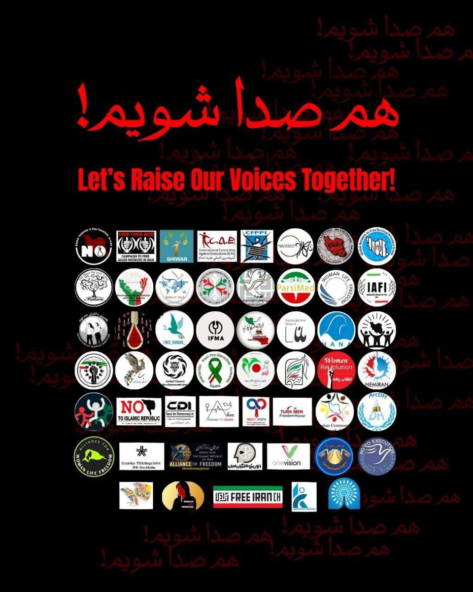 Jila88514114's tweet image. اطلاعیه!
فراخوان همصدا شویم اکنون با امضای ۵۴ گروه و نهاد حقوق بشری، مدنی و سیاسی، و ۳۴۸ نفر از فعالین عرصه های مختلف مبارزانی از خارج و داخل ایران امضا شده است.
بعنوان یکی از امضاء کنندگان این فراخوان همه شما عزیزان را به انتشار هرچه وسیعتر «همصدا شویم» و یاری به اینکه جمع…
