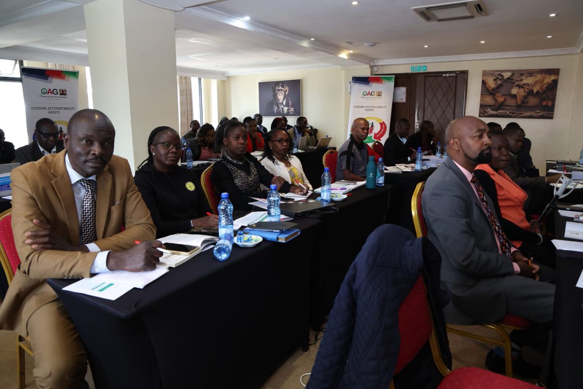 The Auditor-General addressing Citizen Accountability  Audit staff and Civil Society Organisations on how to forge partnerships in incorporating citizens voice in audit.

#EnhancingAccountability