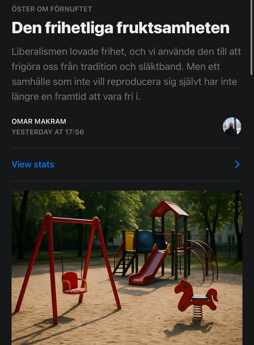 Traditionen – kyrkan, mormor i grannhuset – har vi plockat bort med kirurgisk precision. Det var ett skifte från kollektivism till individualism, från släktnätverk till självförverkligande. För individen betydde det frihet. För barnfamiljer innebar det en ny ekvation: där barn