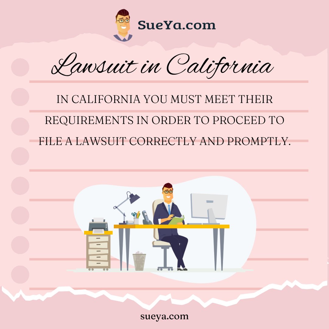 sueyadotcom's tweet photo. 📄 Suing in California? You must:
✔️ Have legal standing
✔️ Choose the right court
✔️ File a complaint
✔️ Legally notify the other party
Get the full steps at https://t.co/W3feWlerdh
.
.
.
#SueYa #CaliforniaLaw #Lawsuit #LegalHelp #CourtProcess https://t.co/7lHBhSj2ps