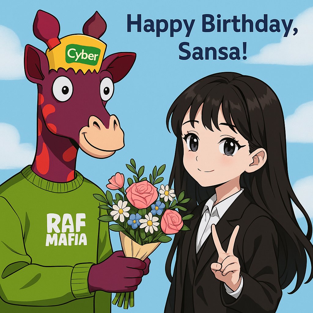 afnkrman's tweet image. Today, we’re celebrating the birthday of someone without whom the Tabi community would be hard to imagine — our incredible community manager, @0xSansa !

Over the past two years, she has become the heart and voice of our community. Thanks to her empathy, dedication, and genuine…
