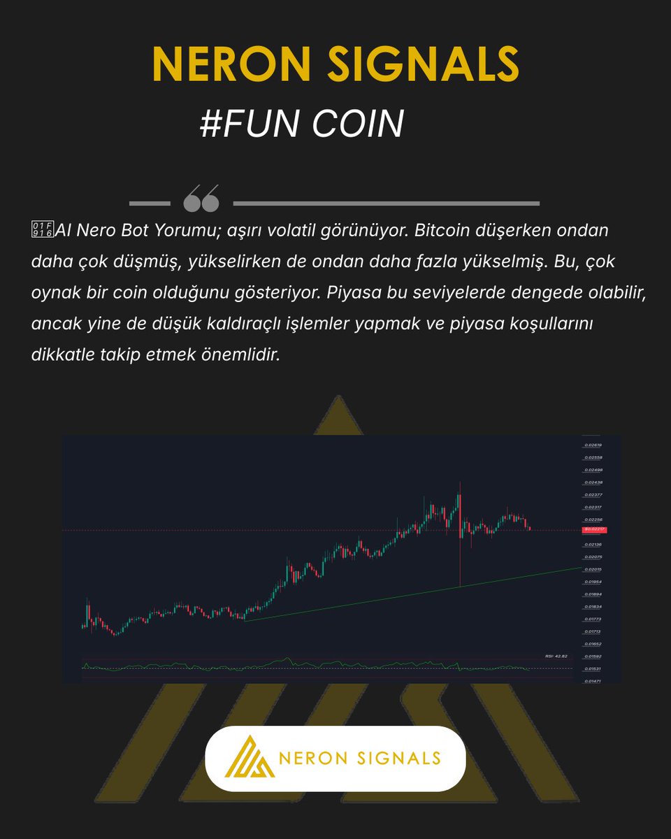 NeronSignals's tweet image. #FUN Grafigi ve AI Nero Bot yorumu.

Tum hizmetlerimiz: neronsignals.com

#FUN #FUNCHART #CHART #NeronSignals #crypto #Binance #AICrypto #kripto #analiz