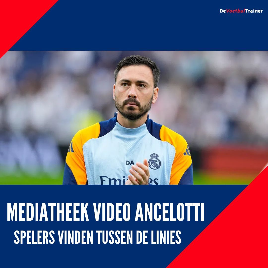 ⚽ Spelers bereiken tussen de linies (Davide Ancelotti)
✅ Tussen het middenveld en de verdediging van de tegenstander
↔️ Deze ruimte vergroten

🔗 Zie de link in de bio!