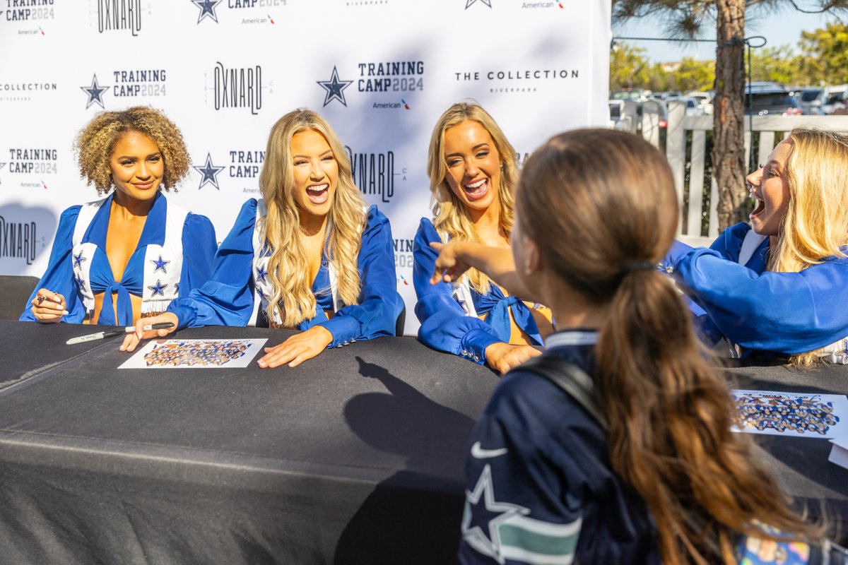 VisitOxnardCA's tweet image. It’s the most electrifying night of Training Camp — Oxnard Fan Night is BACK featuring Americas Sweethearts!! --> bit.ly/3NRArAy
#VisitOxnard #VisitCa #DCC #DallasCowboysCheerleaders