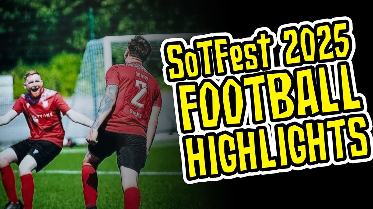 BehavingBeardly's tweet image. I HATE editing but this brought me so much joy!
@SoTFest Devs Vs Community Football Highlights
I bought a license for the music but it only covers YouTube so I can't post the video here (so please share this so all involved can see it 🧡)
VIDEO: youtu.be/H_VbAtKNNk0