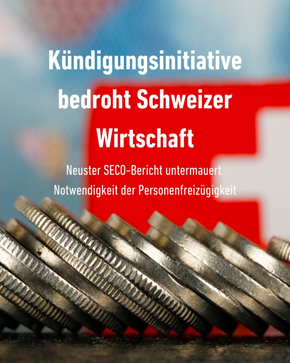 kuendigung_nein's tweet image. Neuster SECO-Bericht hält fest:
👉 Die Personenfreizügigkeit mit der EU funktioniert.
👉 EU-Arbeitskräfte zahlen mehr in die AHV ein, als sie beziehen.
👉 Die Personenfreizügigkeit hilft, die demografische Alterung abzufedern.
Wir profitieren jeden Tag von der…