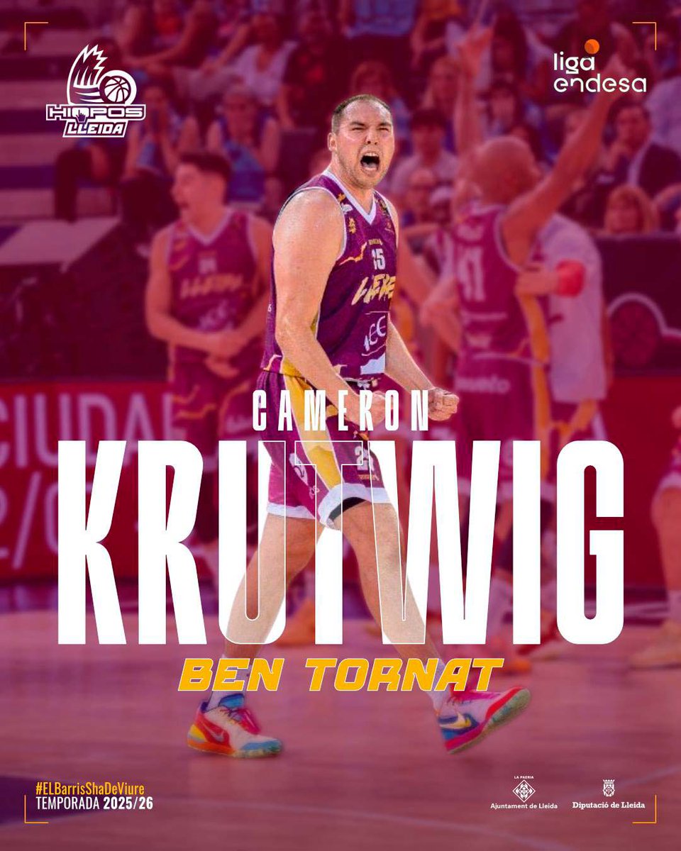 SuperManager ACB (@supermanageracb) on Twitter photo 🤝 Cameron Krutwig vuelva al <a href="/flleida/">HIOPOS LLEIDA</a>. 💜
Viene de hacer 11,5 puntos, 6,8 rebotes y 14,9 de valoración en Primera FEB el pasado curso.
#SuperManagerACB #MercadoACB 🤝 Cameron Krutwig vuelva al <a href="/flleida/">HIOPOS LLEIDA</a>. 💜
Viene de hacer 11,5 puntos, 6,8 rebotes y 14,9 de valoración en Primera FEB el pasado curso.
#SuperManagerACB #MercadoACB
